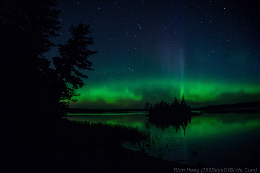 Northern-Lights-Boulder-Lake-04-Aug-2015-Island-Leaning-Pines