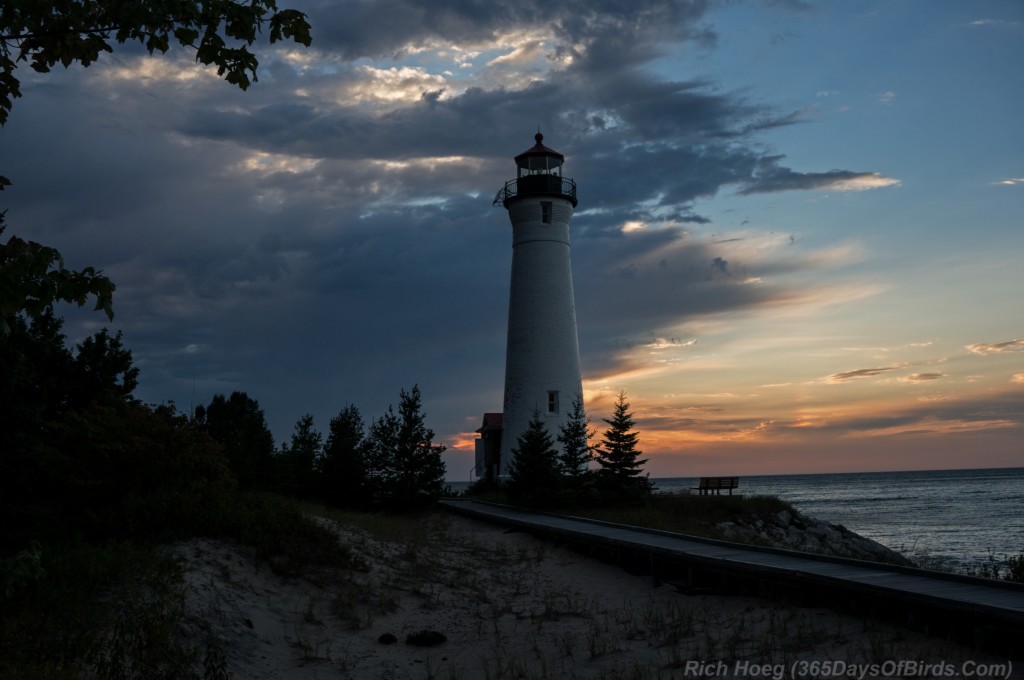 Crisp Point Lighthouse Magical Night 01 Sunset