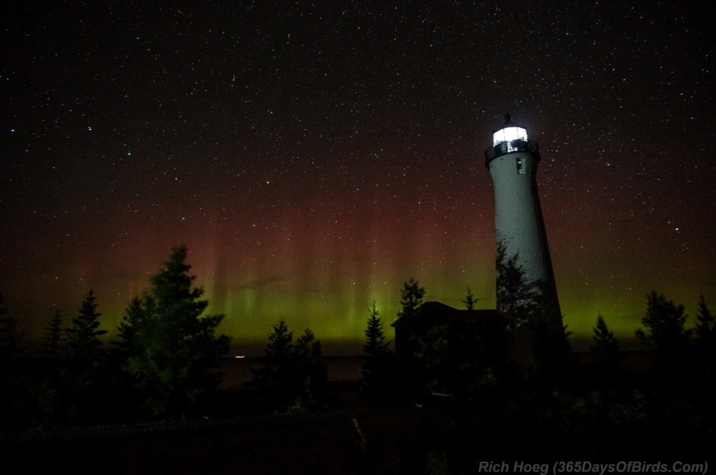 Crisp Point Lighthouse Magical Night 08 Northern Lights