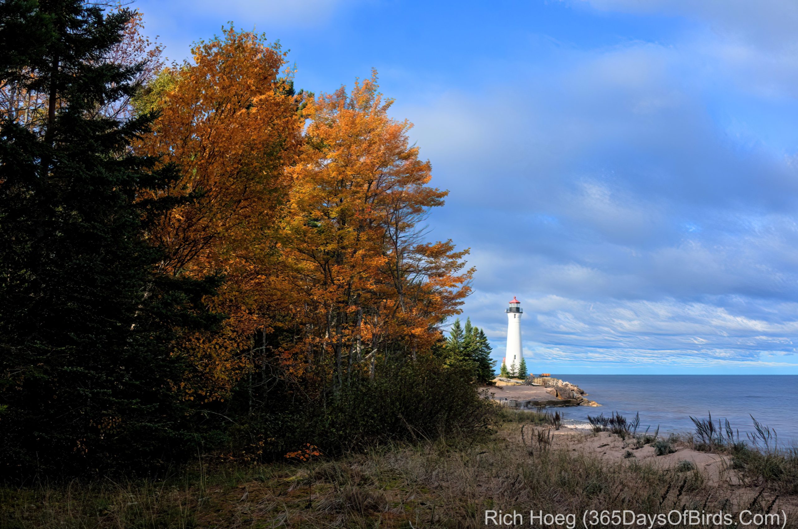 The Crisp Point Lighthouse on Lake Superior Bath Towel by Doug